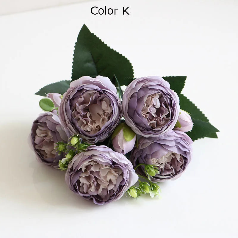 bouquet de fleurs artificielles pour décoration de jardin et mariage - vue 10 sur 18