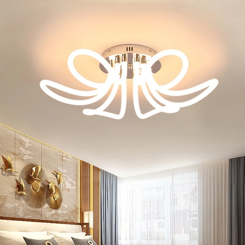 Lustre LED nordique moderne - vue 2 sur 6