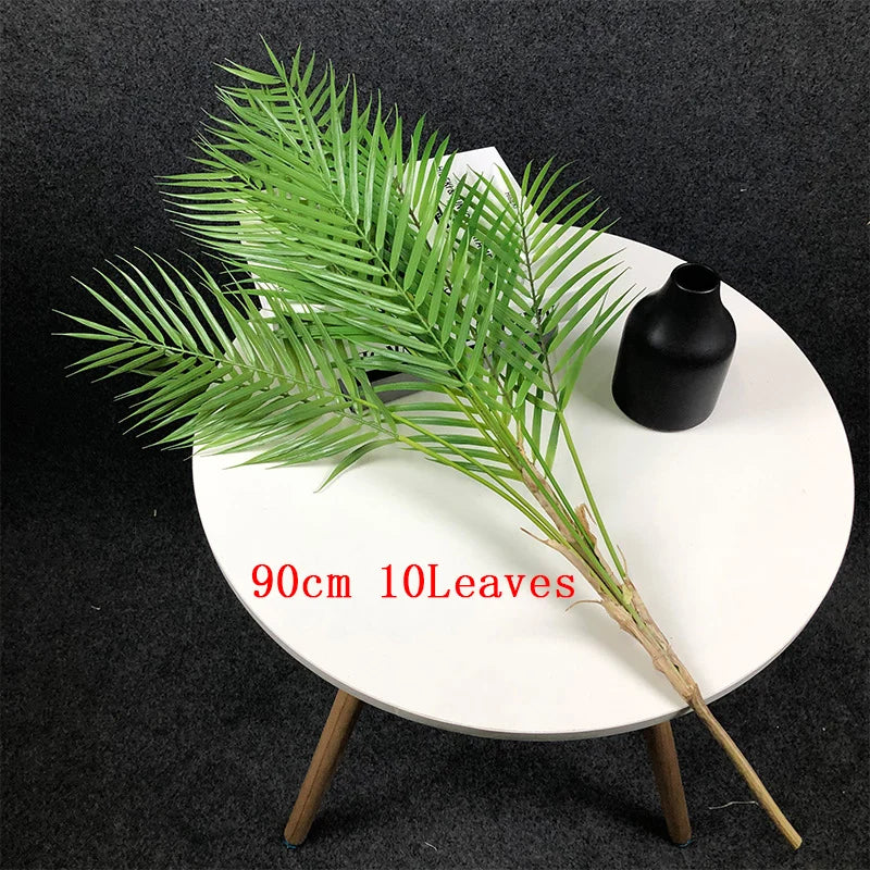 lot de 2 grandes plantes artificielles palmier tropical pour décoration intérieure - vue 11 sur 14