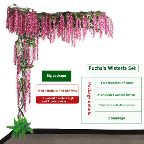 Artificial green plants winding vines, simulated banyan branches, everlasting banyan tree interior decoration, living room, home - vue 10 sur 18
