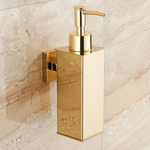 distributeur de savon liquide mural en acier inoxydable pour gel douche - vue 2 sur 18