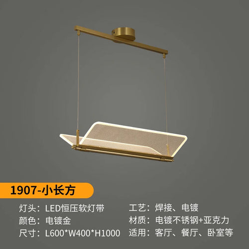 suspension design minimaliste luxe pour intérieur moderne