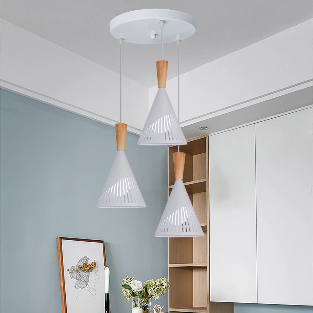 suspension loft vintage avec abat-jour industriel moderne - vue 11 sur 13