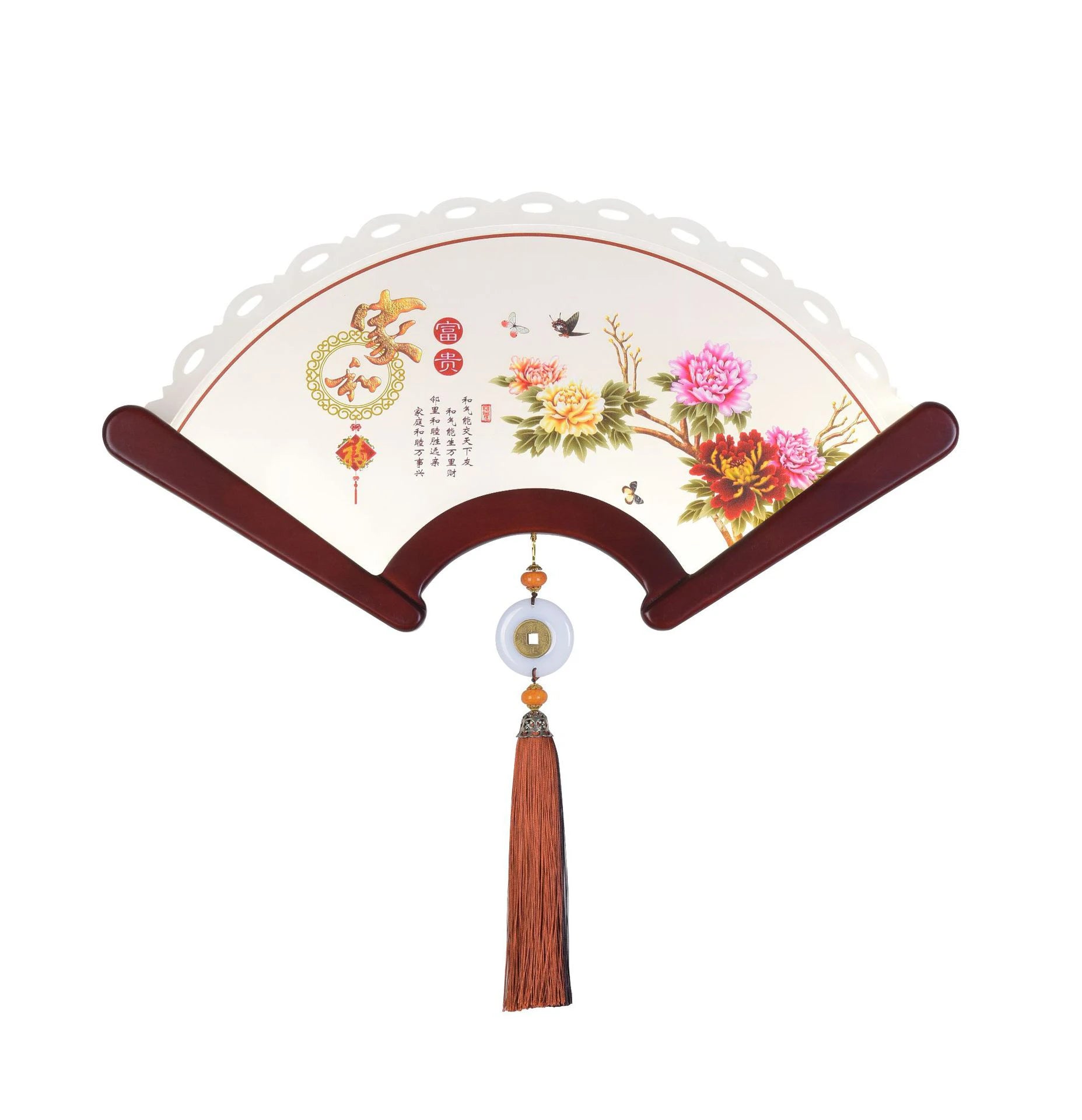 applique murale en bois éventail style rétro japonais à LED - vue 15 sur 18
