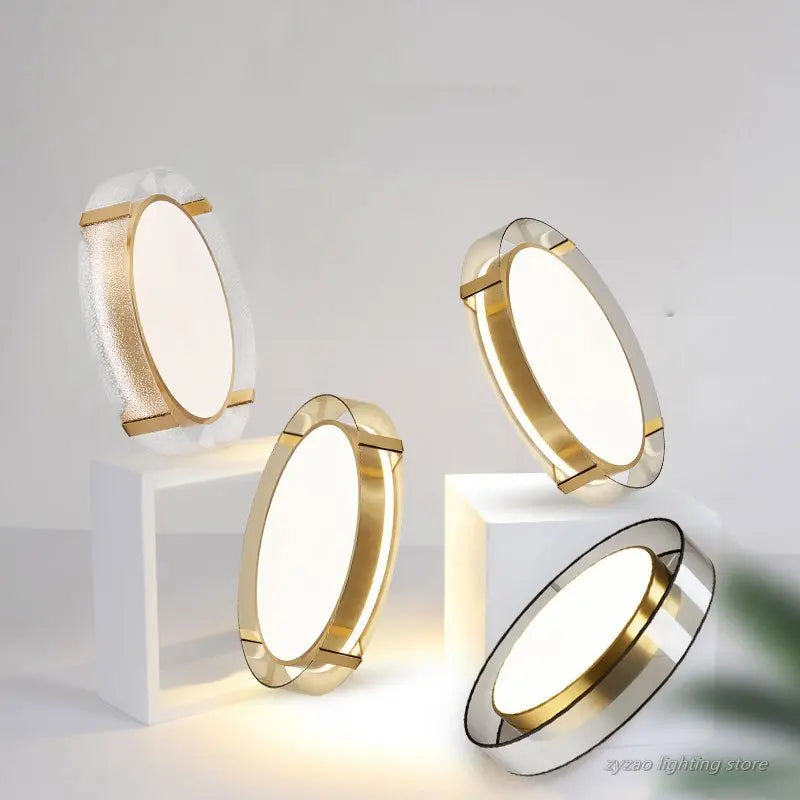 plafonnier en cuivre design moderne pour décoration intérieure créative - vue 7 sur 9