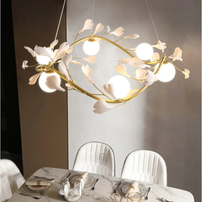 lustre nordique design pour décoration intérieure élégante et romantique - vue 5 sur 11