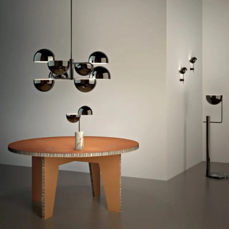 lustre hémisphère dispersé style minimaliste moderne hongkongais créatif - vue 4 sur 7