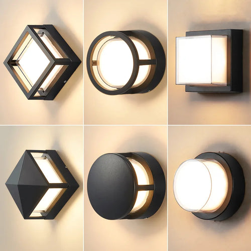 Applique murale d'extérieur en aluminium