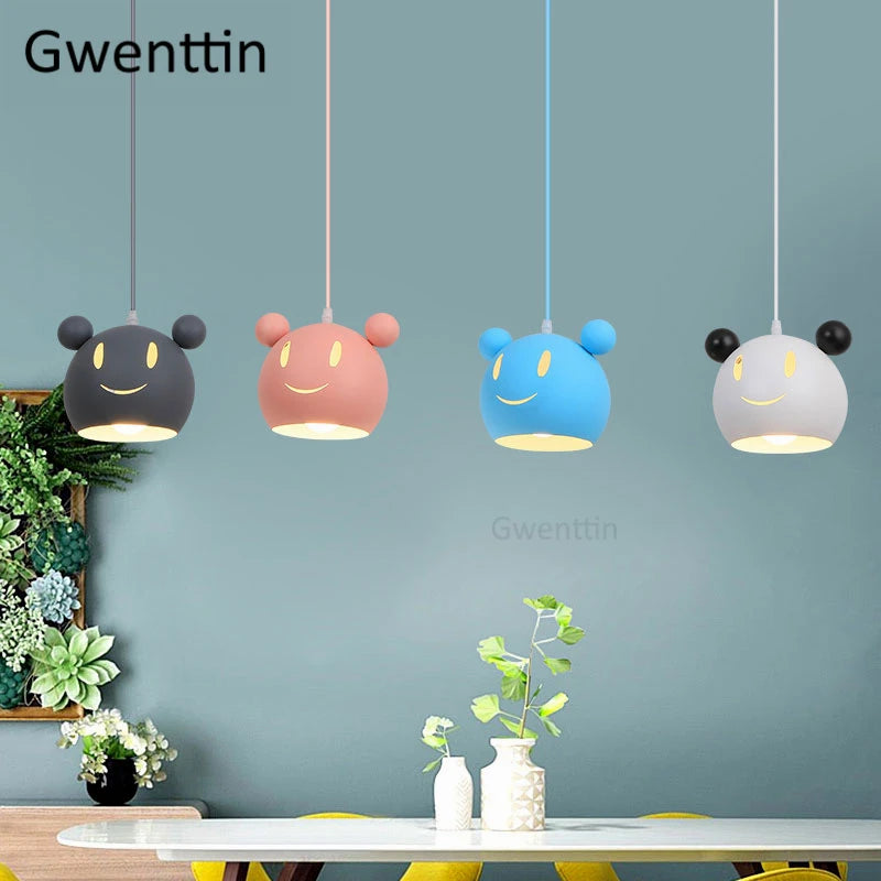 suspension lumineuse nordique pour enfants design moderne décoratif - vue 3 sur 18