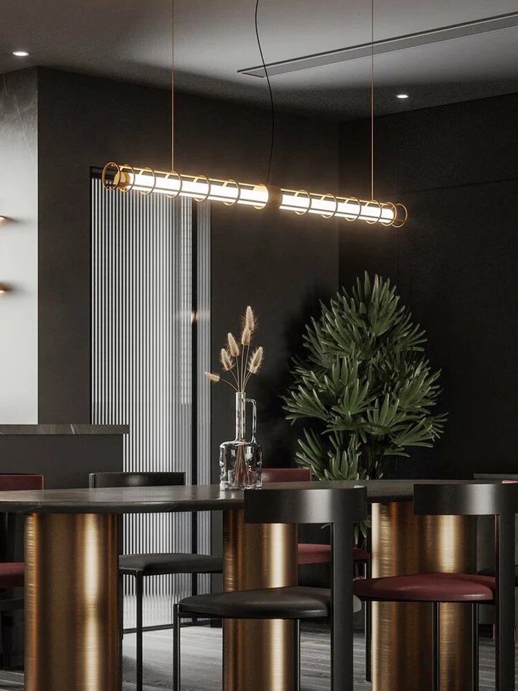 Lustre Nordique en verre Moderne