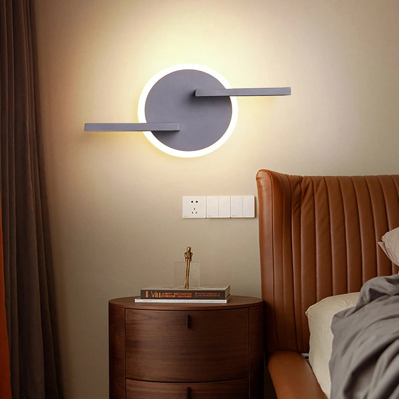 Modern minimalist decorative and versatile LED wall light - vue 5 sur 12
