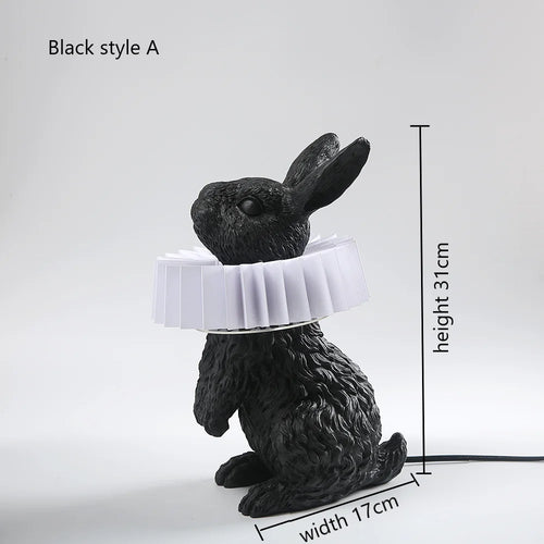 Lampe de table en forme de lapin pour chambre à coucher - vue 14 sur 15