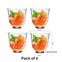 Verres fins polyvalents pour eau cocktail whisky jus