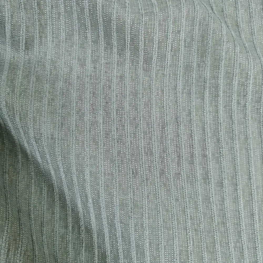 Voilage tulle rayé style art deco europeen - vue 7 sur 9