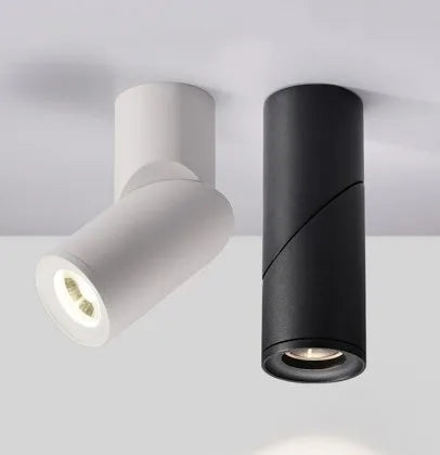 Spot Downlights LED rotatifs à intensité variable 7W9W12W15W COB LED AC110-220V LED éclairage intérieur blanc froid chaud