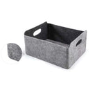 HOT-2Pcs Felt Storage Basket/Bin with Handles, Collapsible &amp; Convenient Storage Solution