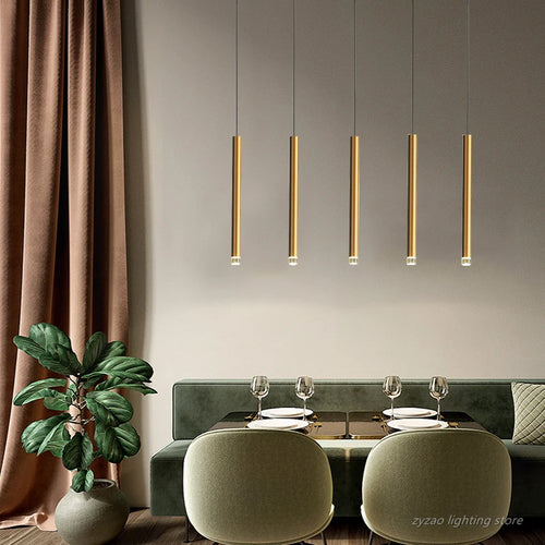 Luxury minimalist pendant light for modern interior decor - vue 6 sur 10
