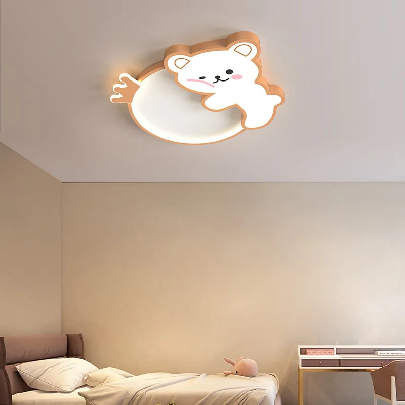 plafonnier ours mignon pour intérieur et décoration enfant - vue 4 sur 10