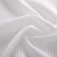 Voilage tulle rayé style art deco europeen