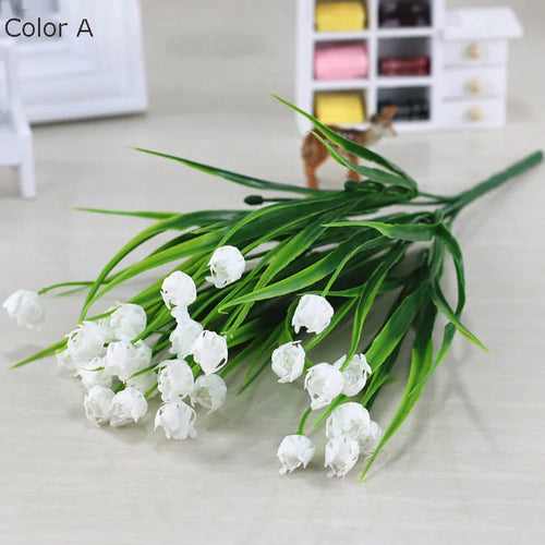 bouquet de mini tulipes artificielles pour décoration de printemps - vue 7 sur 11