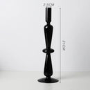 Nordic Glass candle holders, romantic Dinner home decoration, candlestick for birthday wedding, candle holder portavelas decor