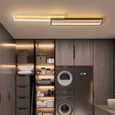 Modern minimalist rectangular LED chandelier home decor