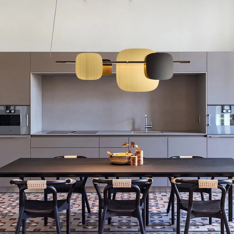 Lustre minimaliste post-moderne pour salle à manger - vue 3 sur 6