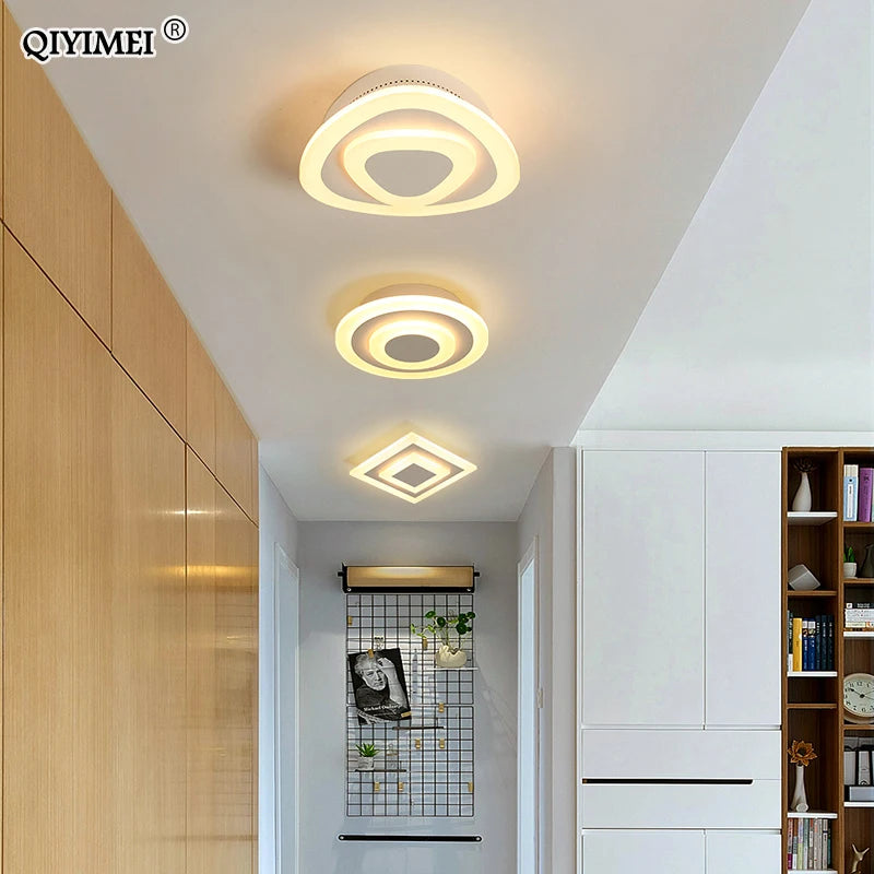 plafonnier led moderne éclairage maison luminaire décoratif - vue 5 sur 15