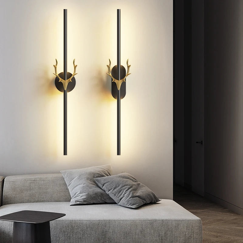 Modern minimalist nordic LED bedside wall light - vue 3 sur 22