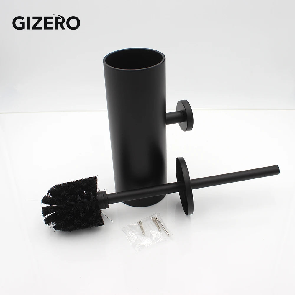 porte-brosse de toilette en acier inoxydable durable et pratique à fixer - vue 4 sur 12