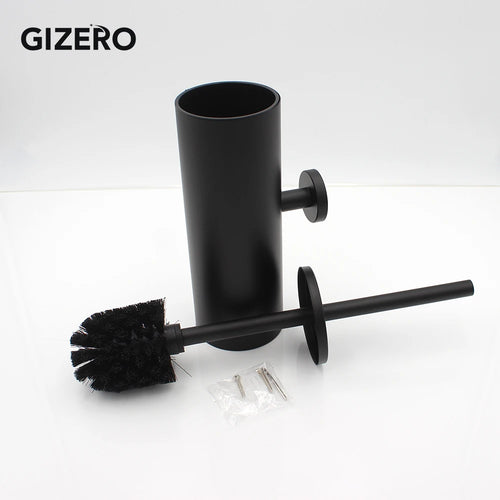 porte-brosse de toilette en acier inoxydable durable et pratique à fixer - vue 5 sur 12