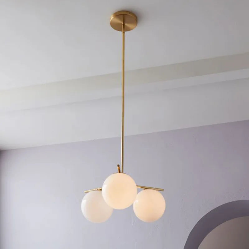 lustre led moderne décoratif nordique pour cuisine restaurant - vue 5 sur 8