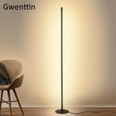 Minimalist nordic style LED floor lamp for elegant interiors