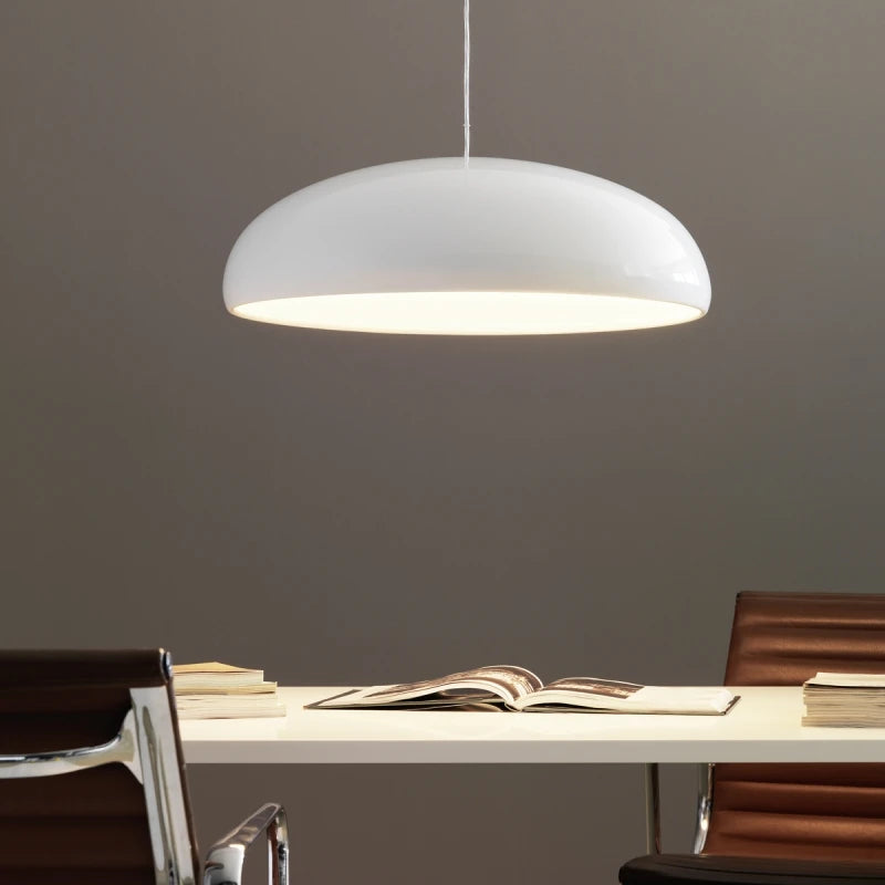 suspension Mode Simple lampe créative Restaurant Table à manger chambre en aluminium suspension luminaire E27 110 V 220 V - vue 3 sur 12