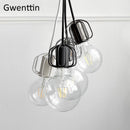 Minimalist nordic iron pendant light for interiors