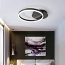 1/2/3 Rings LED Ceiling Lights For Bedroom Dining Room Living Room Kitchen Studyroom Villa Foyer Office Indoor Simple Home Lamps