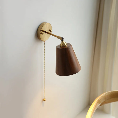 IWHD – applique murale en bois avec chaîne à tirer