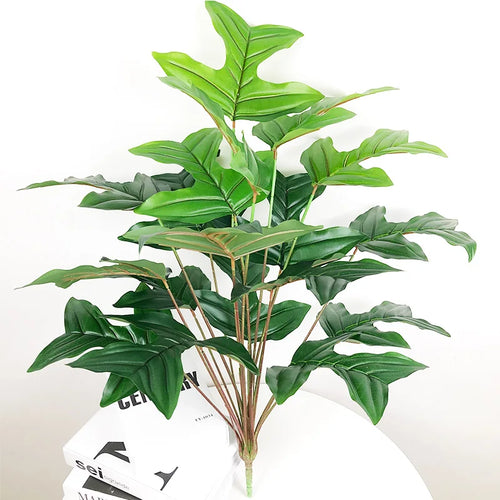 feuilles tropicales monstera palmier artificiel pour décoration intérieure - vue 8 sur 18