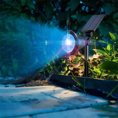 projecteur solaire réglable à 7 led pour jardin étanche décoratif - vue 2 sur 9