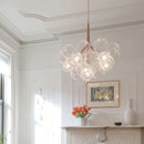 SANDYHA boule de verre bulle lustre haute qualité matériel lampadaire Art décoration de la maison LED lampe suspendue personnalité chambre E27