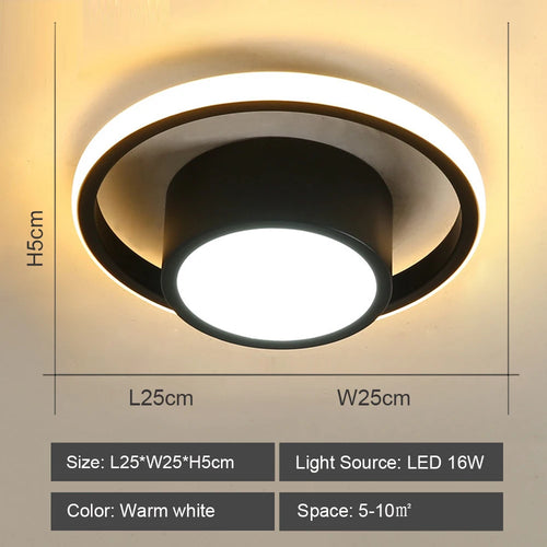 Lustre led minimaliste moderne
