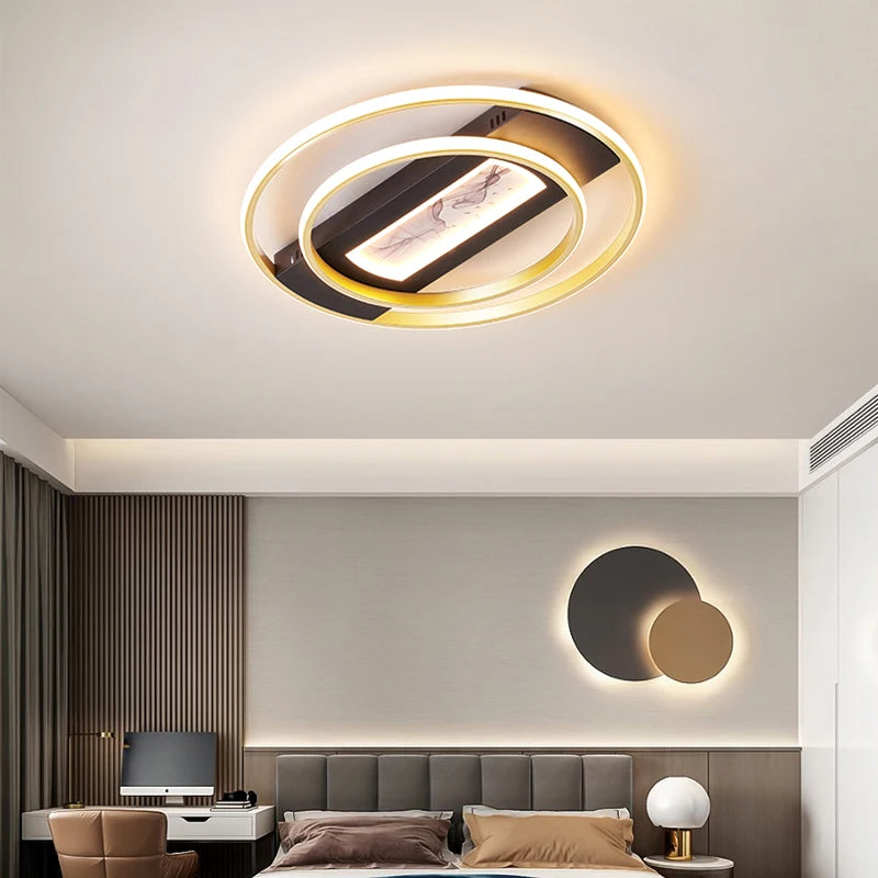 plafonniers led modernes créatifs pour éclairage intérieur - vue 6 sur 14