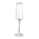 Flutes champagne design élégant verre soufflé sans plomb