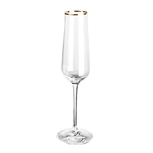 Flutes a champagne elegantes verre souffle main
