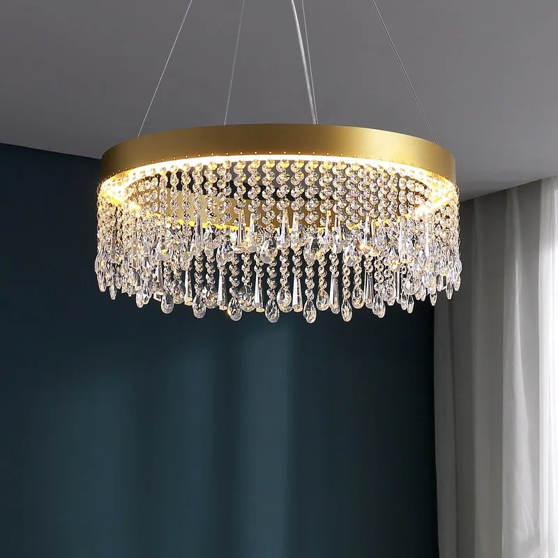 lustre en cristal postmoderne pour décoration intérieure élégante - vue 6 sur 13