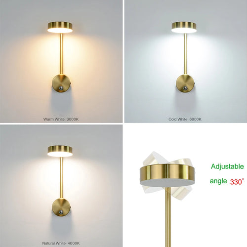 applique murale led gradation tactile - vue 7 sur 7