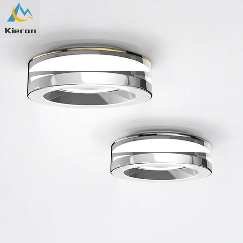 plafonnier led en cristal spot intégré luminaires - vue 4 sur 9