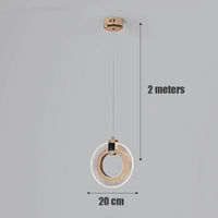 Suspension LED au design nordique moderne et luxueux