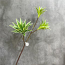 Large artificial lily branches with realistic foliage for decoration