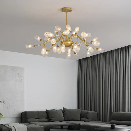 plafonnier led suspendu design moderne luminaire décoratif d'intérieur - vue 3 sur 12